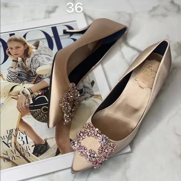 Roger Vivier Shoes Roger Vivier Flower Strass T65 Poshmark